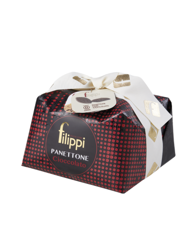 Panettone Speciale Cioccolato senza Glassa Filippi 1 kg