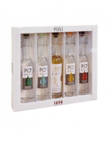 Baby Pack 5 Grappe Poli da 100 ml - Poli Distillerie