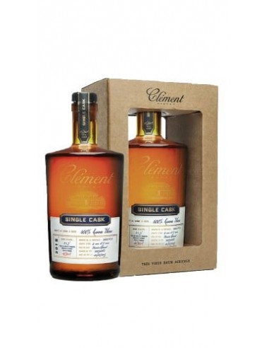 Rhum Agricole Single Cask 100% Canne Bleue - Clément Rhum