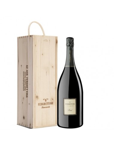 Franciacorta Brut DOCG Jéroboam - Ferghettina (3 litri - Cassetta di legno)